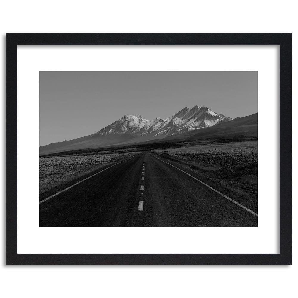 Glezna melnā rāmī - The Road Through The Wilderness 2 Home Trends