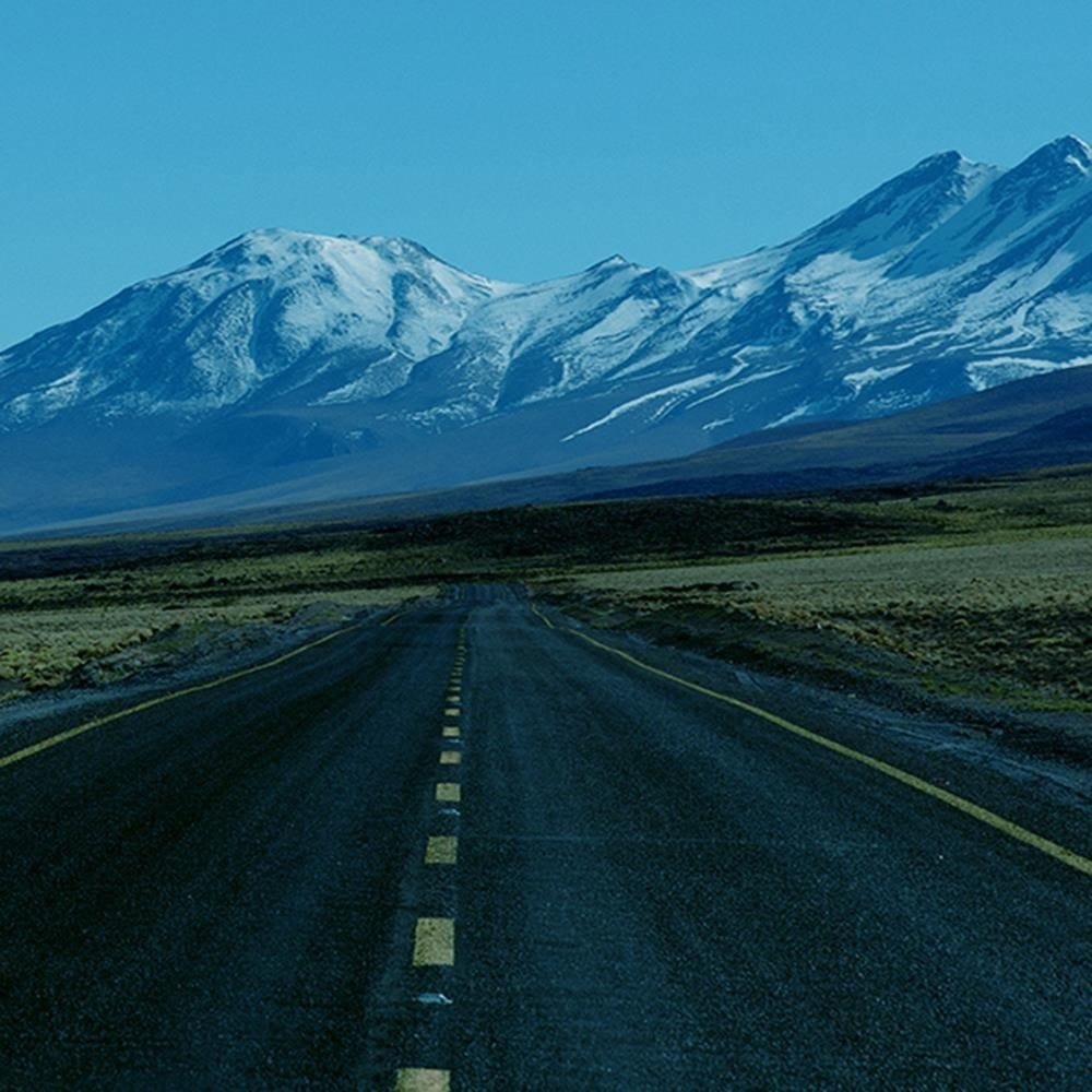 Glezna melnā rāmī - The Road Through The Wilderness 4 Home Trends
