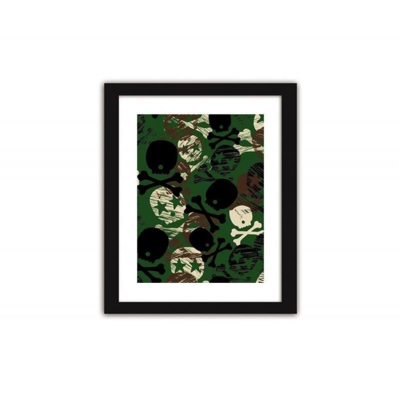 Glezna melnā rāmī - The skulls of the moro Home Trends