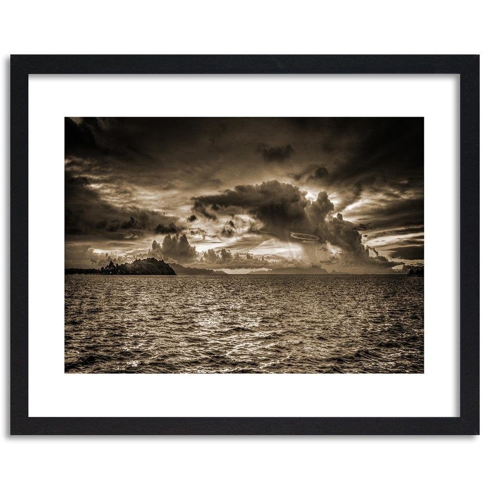 Glezna melnā rāmī - The Sky Before The Storm 1 Home Trends