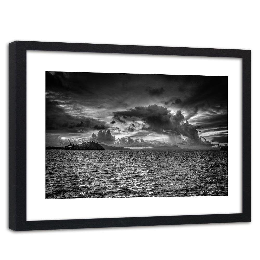 Glezna melnā rāmī - The Sky Before The Storm 2 Home Trends