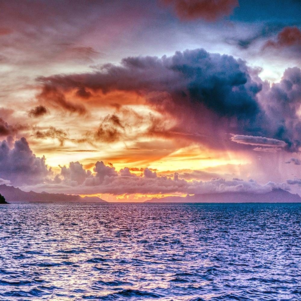 Glezna melnā rāmī - The Sky Before The Storm 3 Home Trends