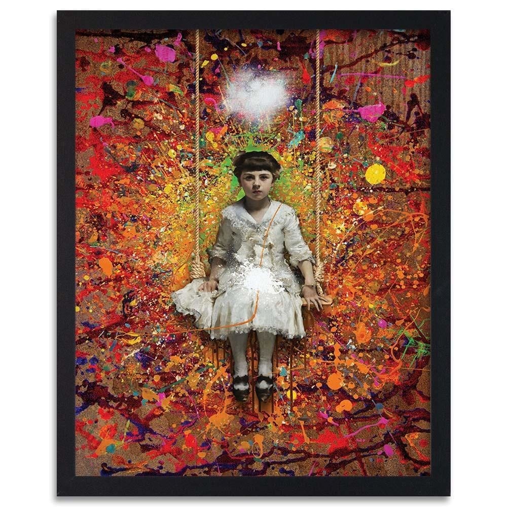 Glezna melnā rāmī - The Swing Home Trends