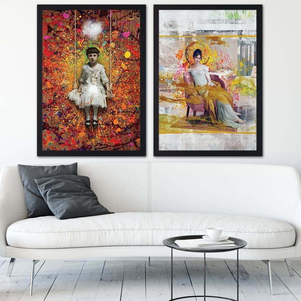 Glezna melnā rāmī - The Swing Home Trends