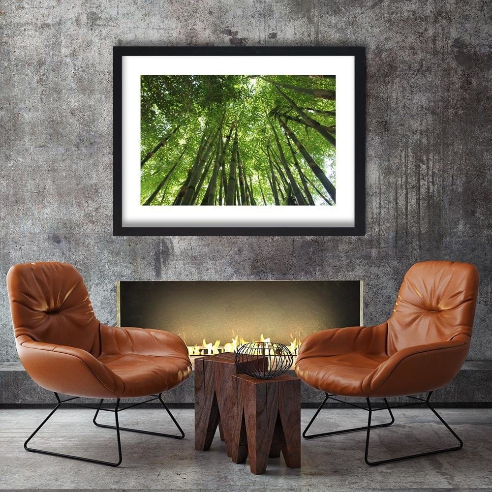 Glezna melnā rāmī - The Tips Of Bamboo Home Trends