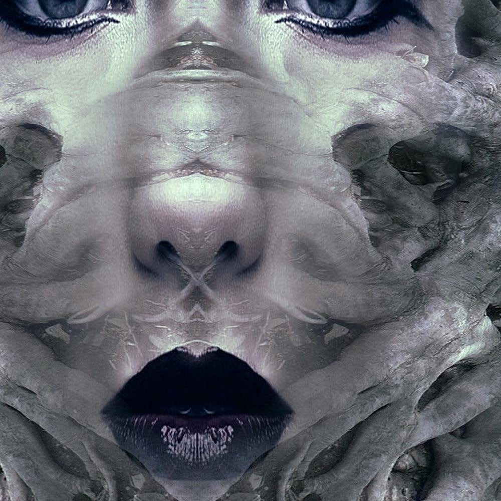 Glezna melnā rāmī - The Woman's Face Fantasy Home Trends
