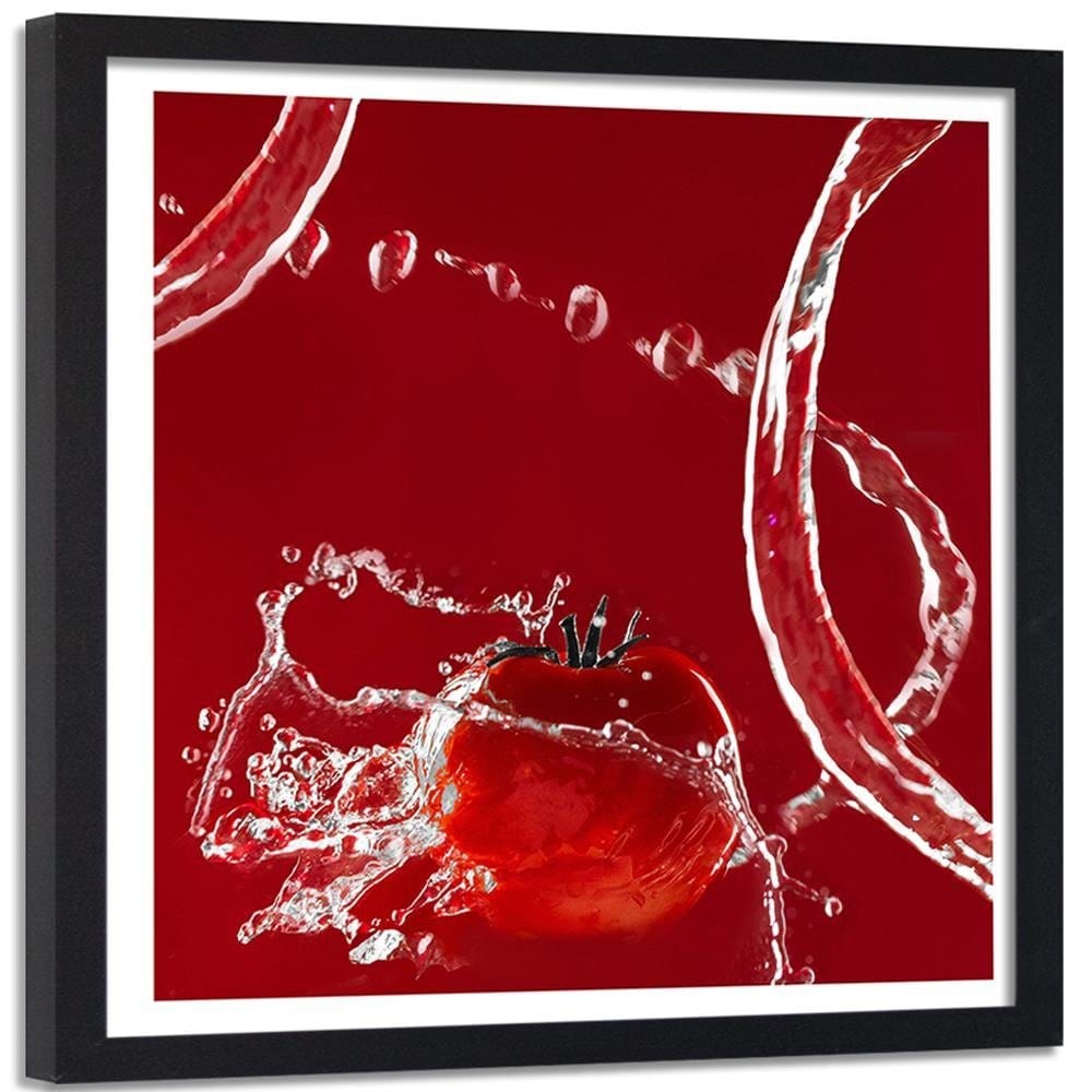 Glezna melnā rāmī - Tomato In Water 2 Home Trends