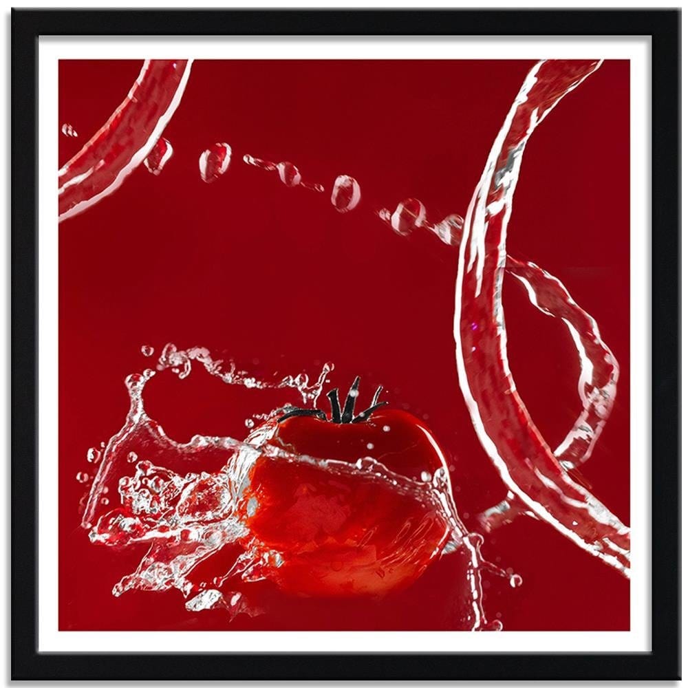 Glezna melnā rāmī - Tomato In Water 2 Home Trends