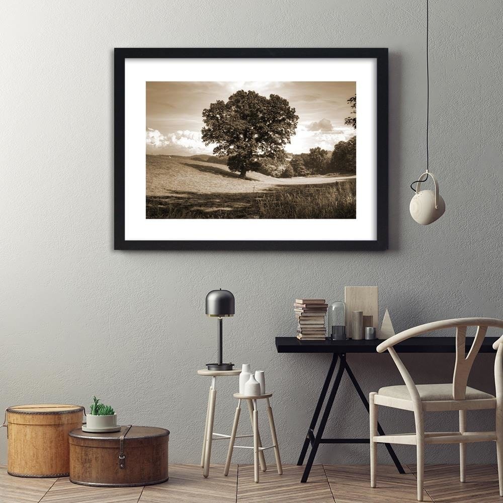 Glezna melnā rāmī - Tree Clearing 1 Home Trends