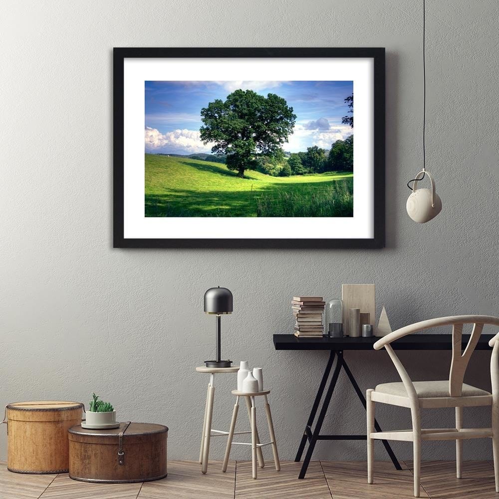 Glezna melnā rāmī - Tree Clearing 3 Home Trends