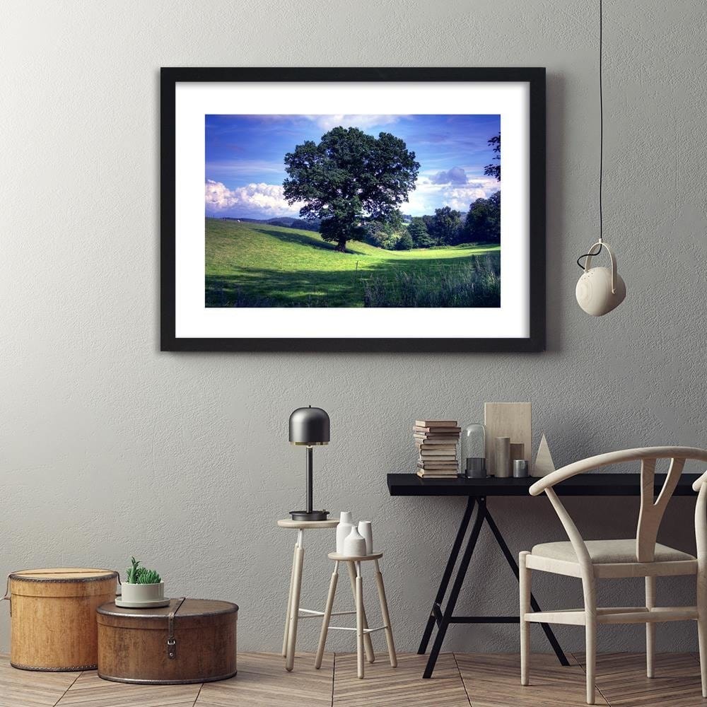 Glezna melnā rāmī - Tree Clearing 4 Home Trends
