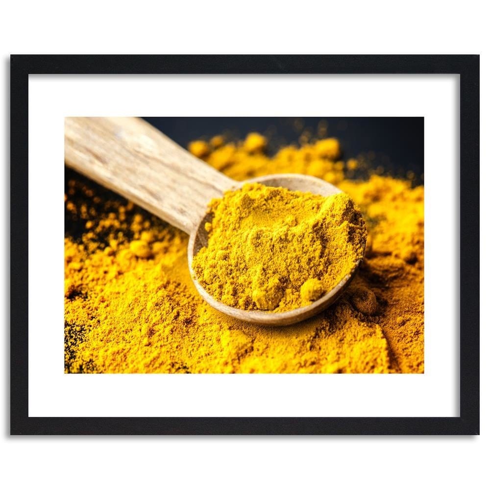Glezna melnā rāmī - Turmeric Home Trends