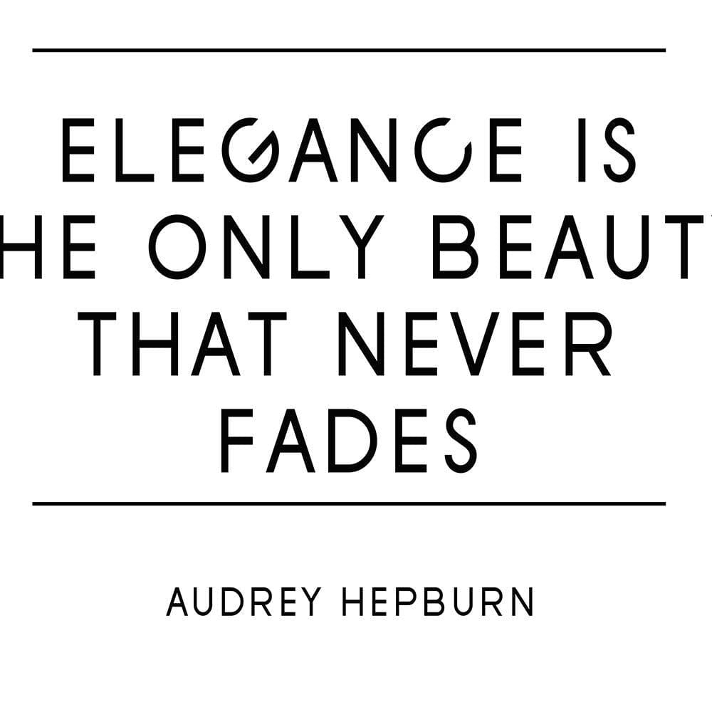 Glezna melnā rāmī - Typography Elegance Home Trends