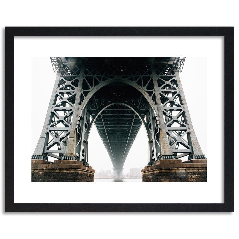 Glezna melnā rāmī - Under The Brooklyn Bridge Home Trends