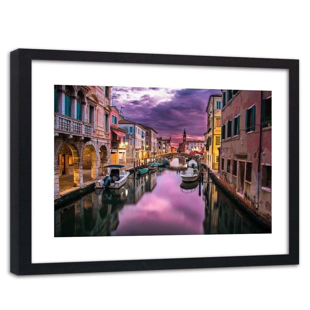 Glezna melnā rāmī - Venetian Dawn Home Trends