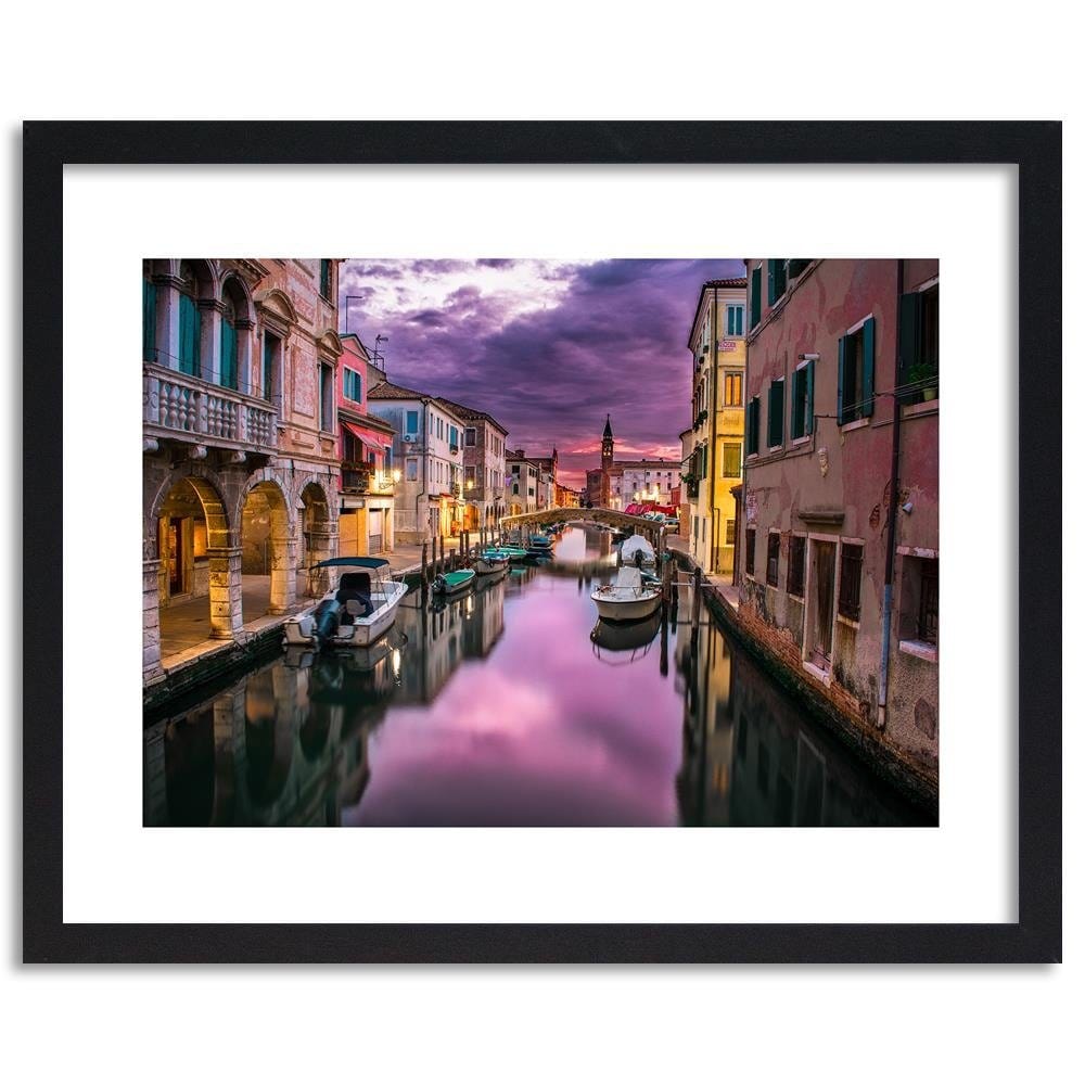 Glezna melnā rāmī - Venetian Dawn Home Trends