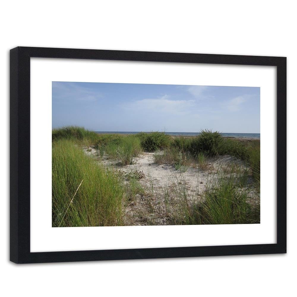 Glezna melnā rāmī - View Of The Dunes Home Trends