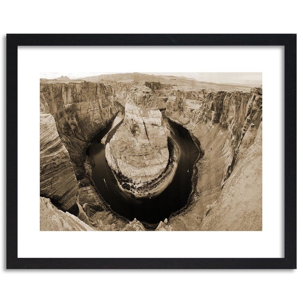 Glezna melnā rāmī - View Of The Grand Canyon 1 Home Trends