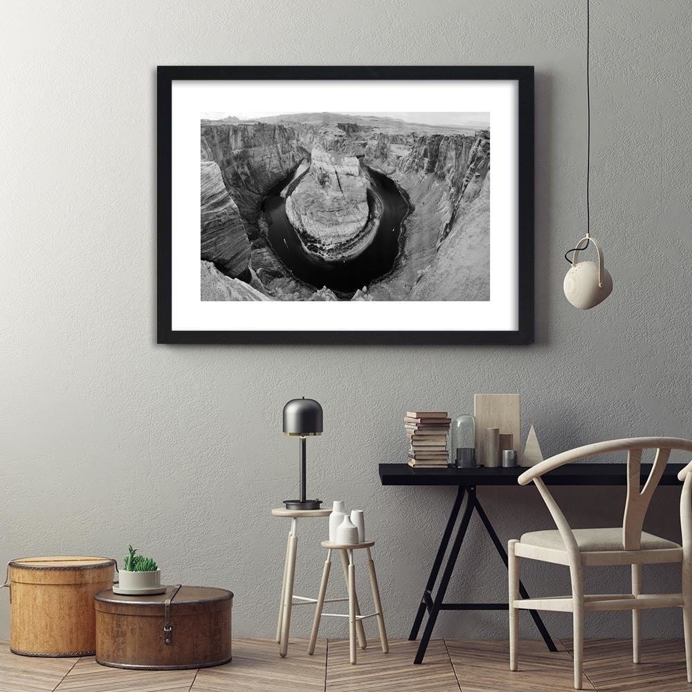 Glezna melnā rāmī - View Of The Grand Canyon 2 Home Trends