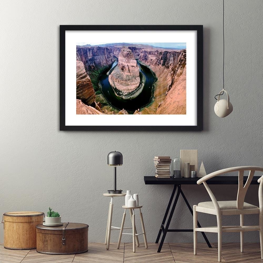 Glezna melnā rāmī - View Of The Grand Canyon 3 Home Trends