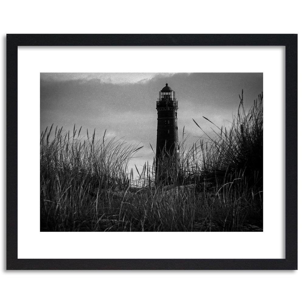 Glezna melnā rāmī - View Of The Lighthouse 2 Home Trends