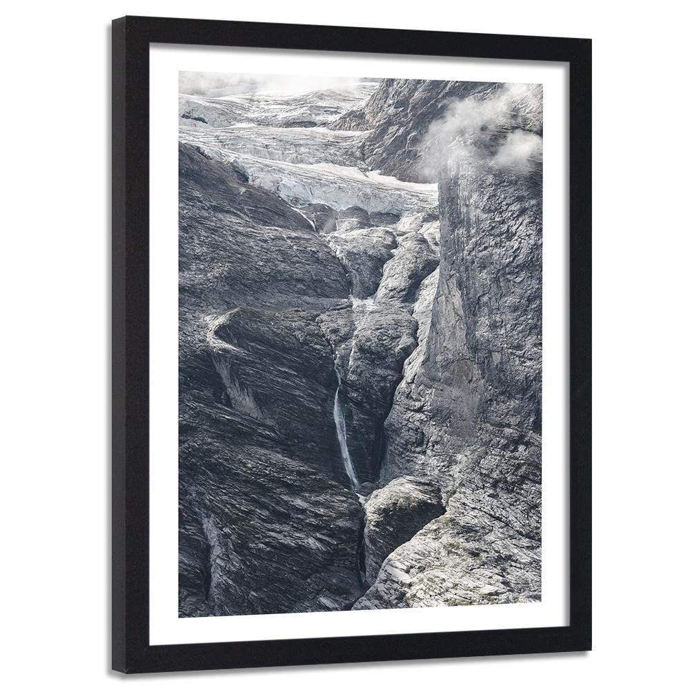 Glezna melnā rāmī - View On Rocks Home Trends