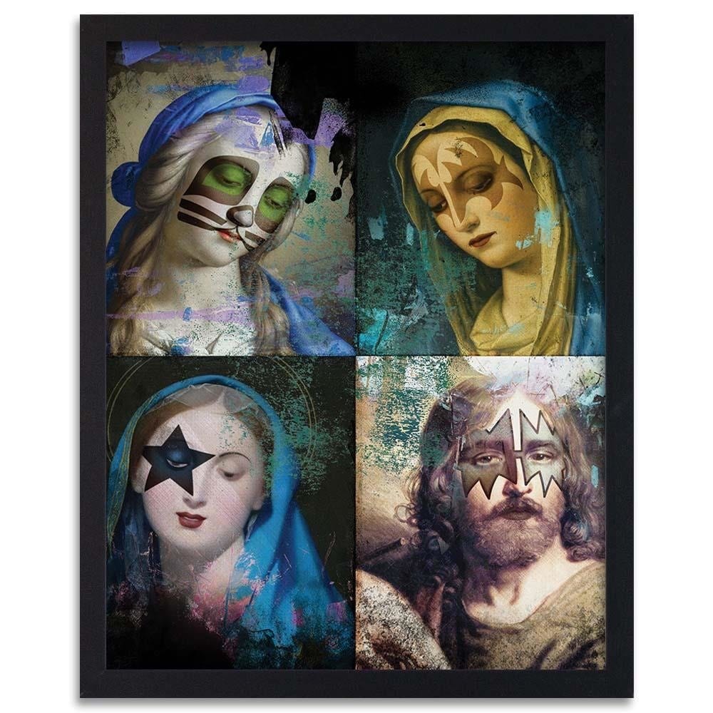 Glezna melnā rāmī - Visual Art Home Trends
