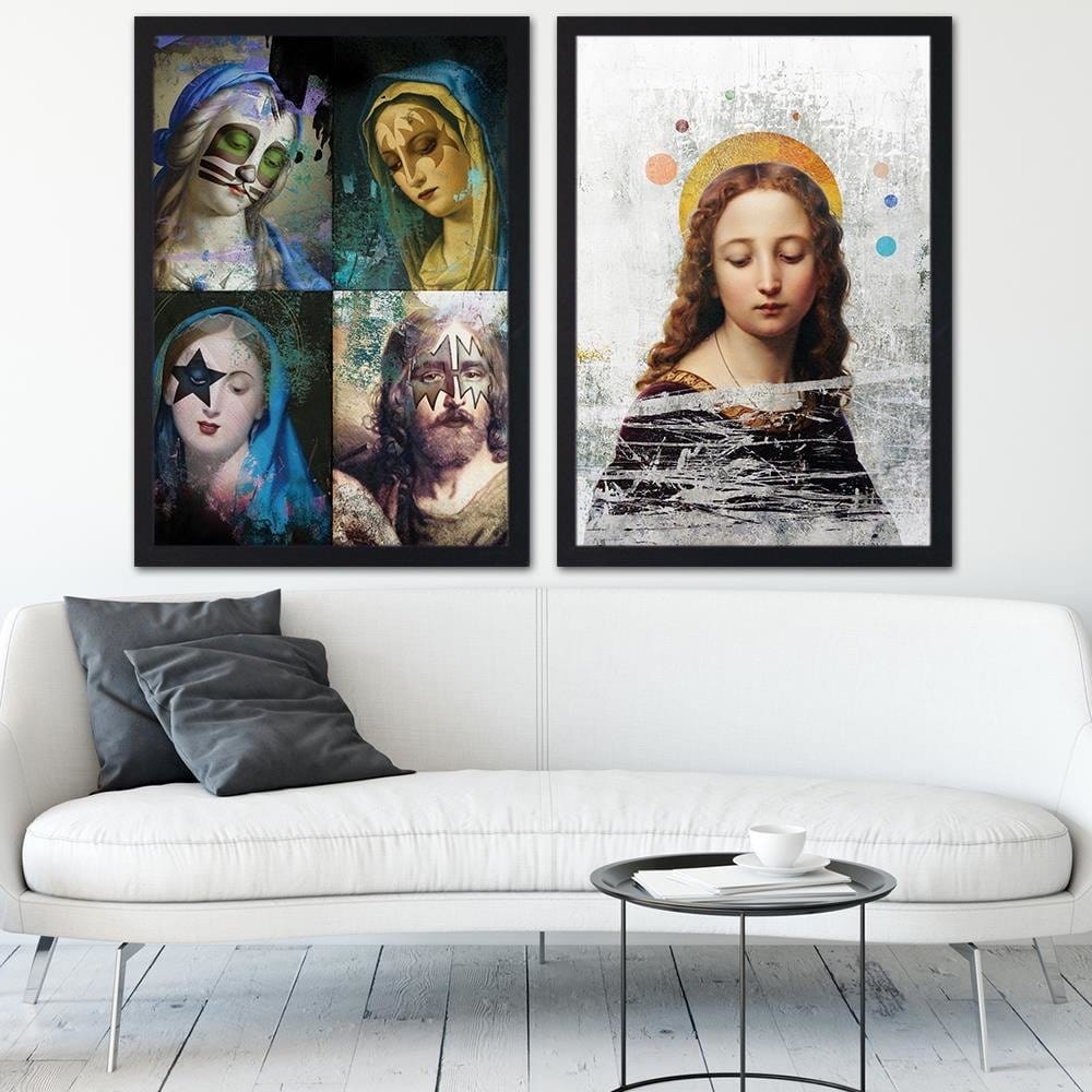 Glezna melnā rāmī - Visual Art Home Trends