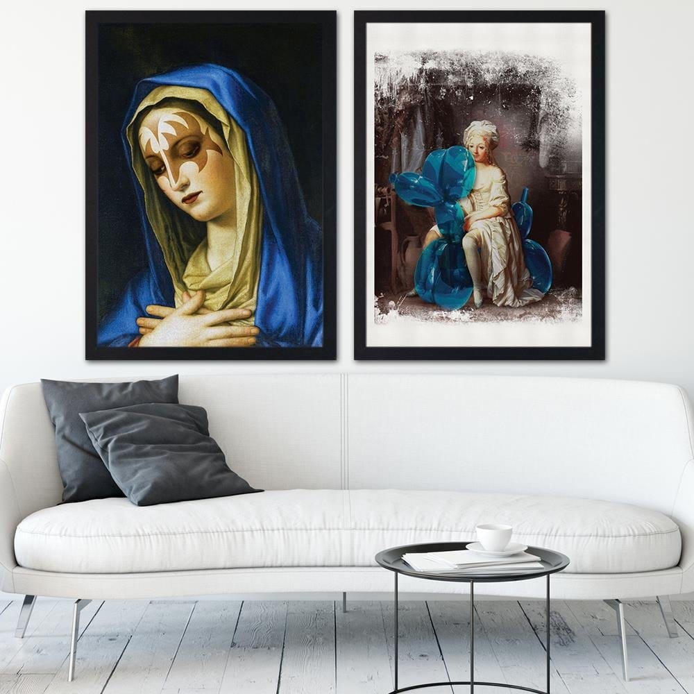 Glezna melnā rāmī - Visual Art Home Trends