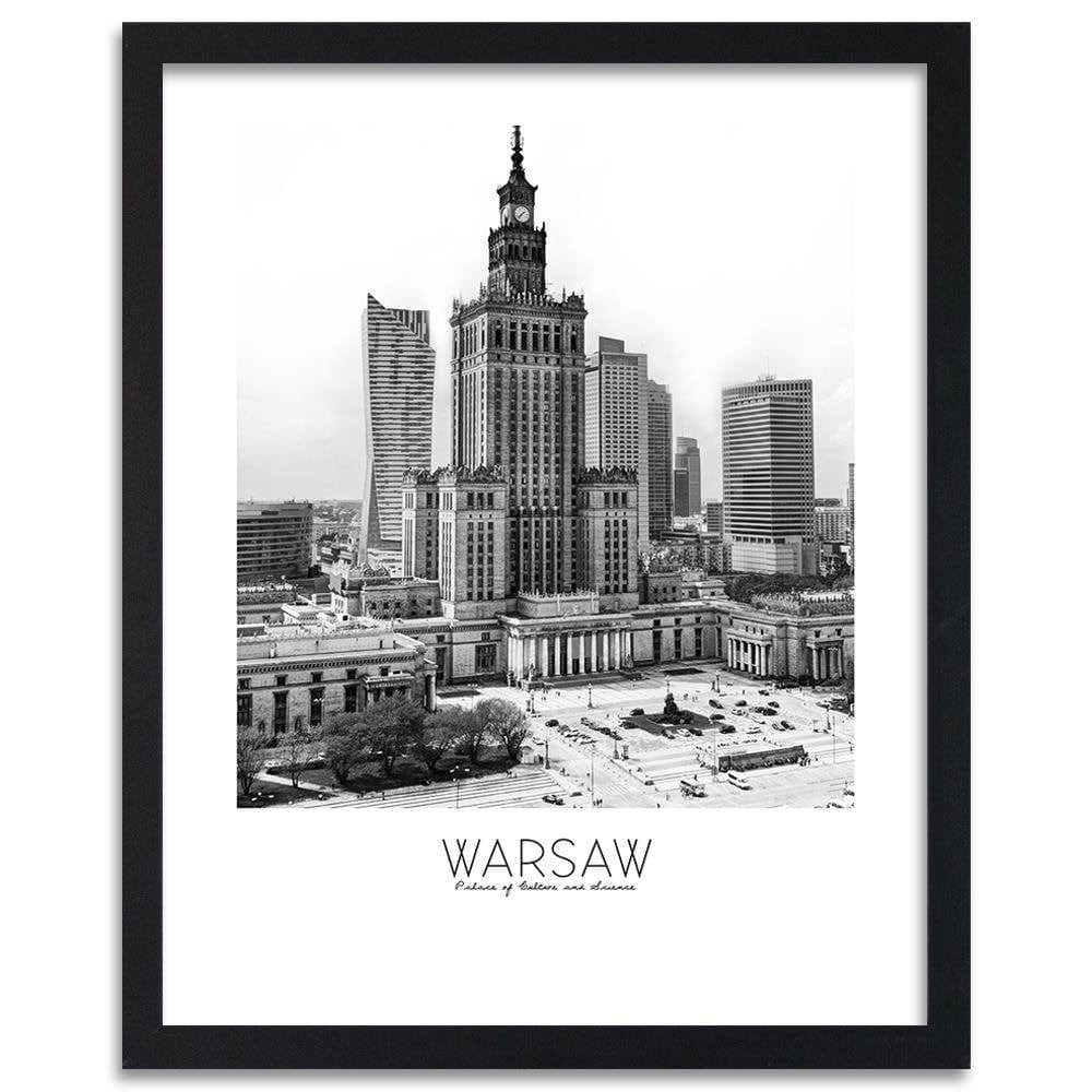 Glezna melnā rāmī - Warsaw Palace Of Culture Home Trends