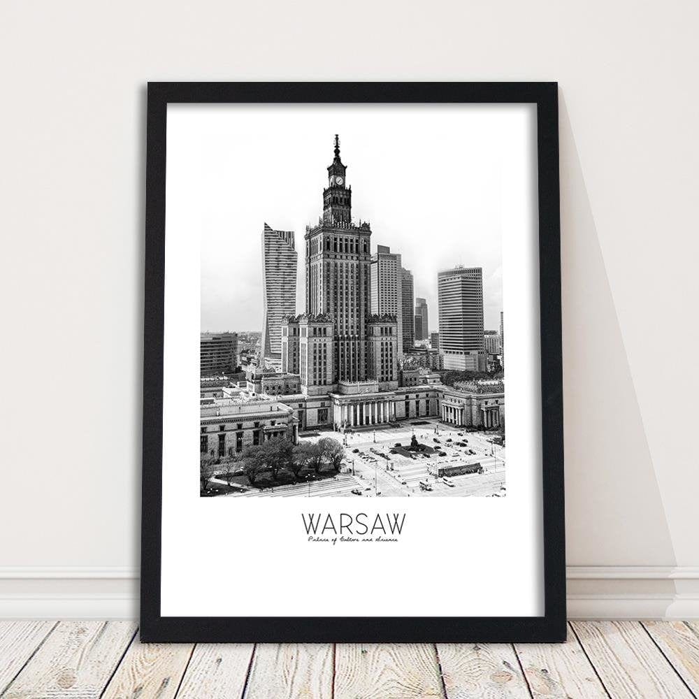 Glezna melnā rāmī - Warsaw Palace Of Culture Home Trends