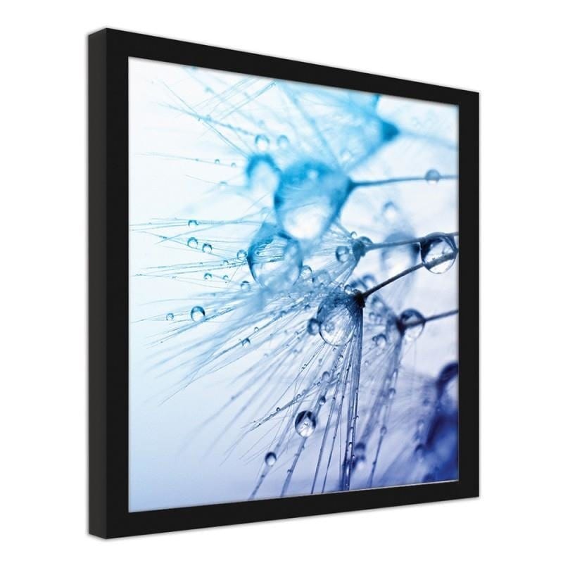 Glezna melnā rāmī - Water droplets on the blower Home Trends