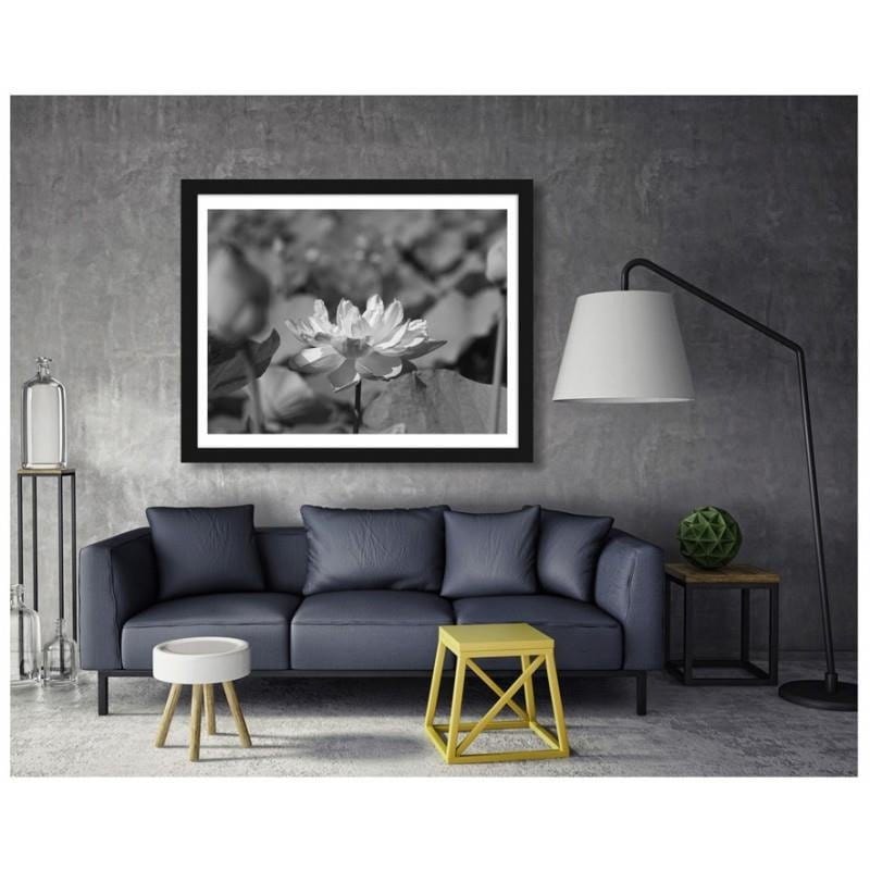 Glezna melnā rāmī - Water lilies Home Trends