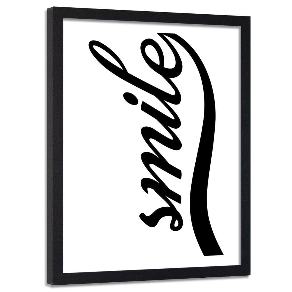Glezna melnā rāmī - White Smile Home Trends
