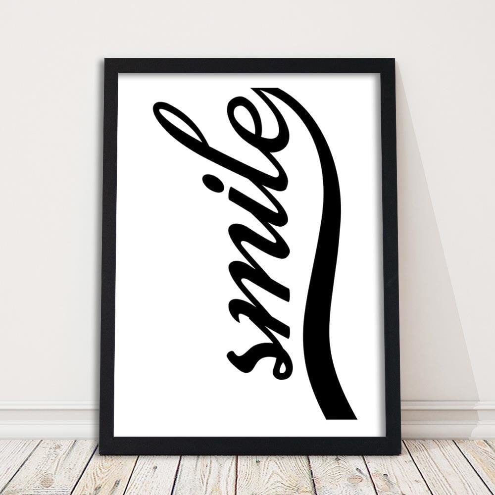 Glezna melnā rāmī - White Smile Home Trends