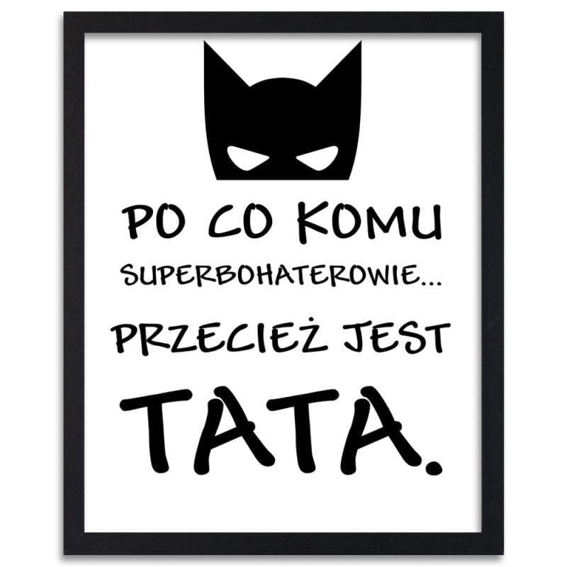 Glezna melnā rāmī - Why would anyone want superheroes Home Trends