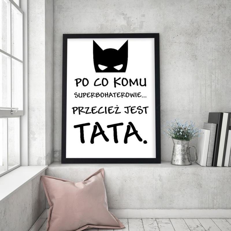 Glezna melnā rāmī - Why would anyone want superheroes Home Trends