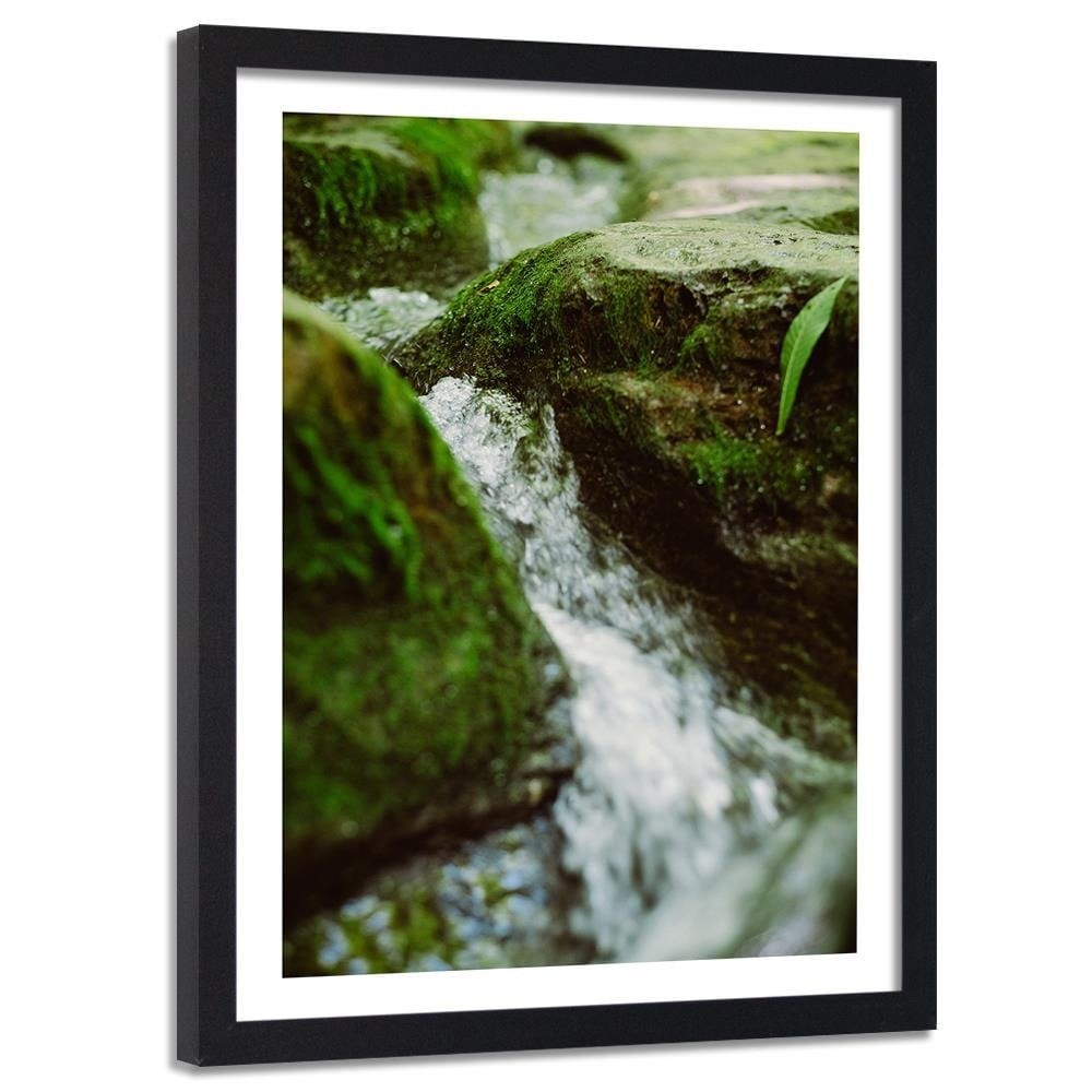 Glezna melnā rāmī - Wild River Home Trends