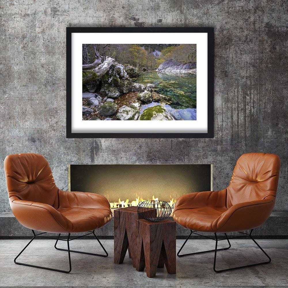 Glezna melnā rāmī - Wildlife Home Trends