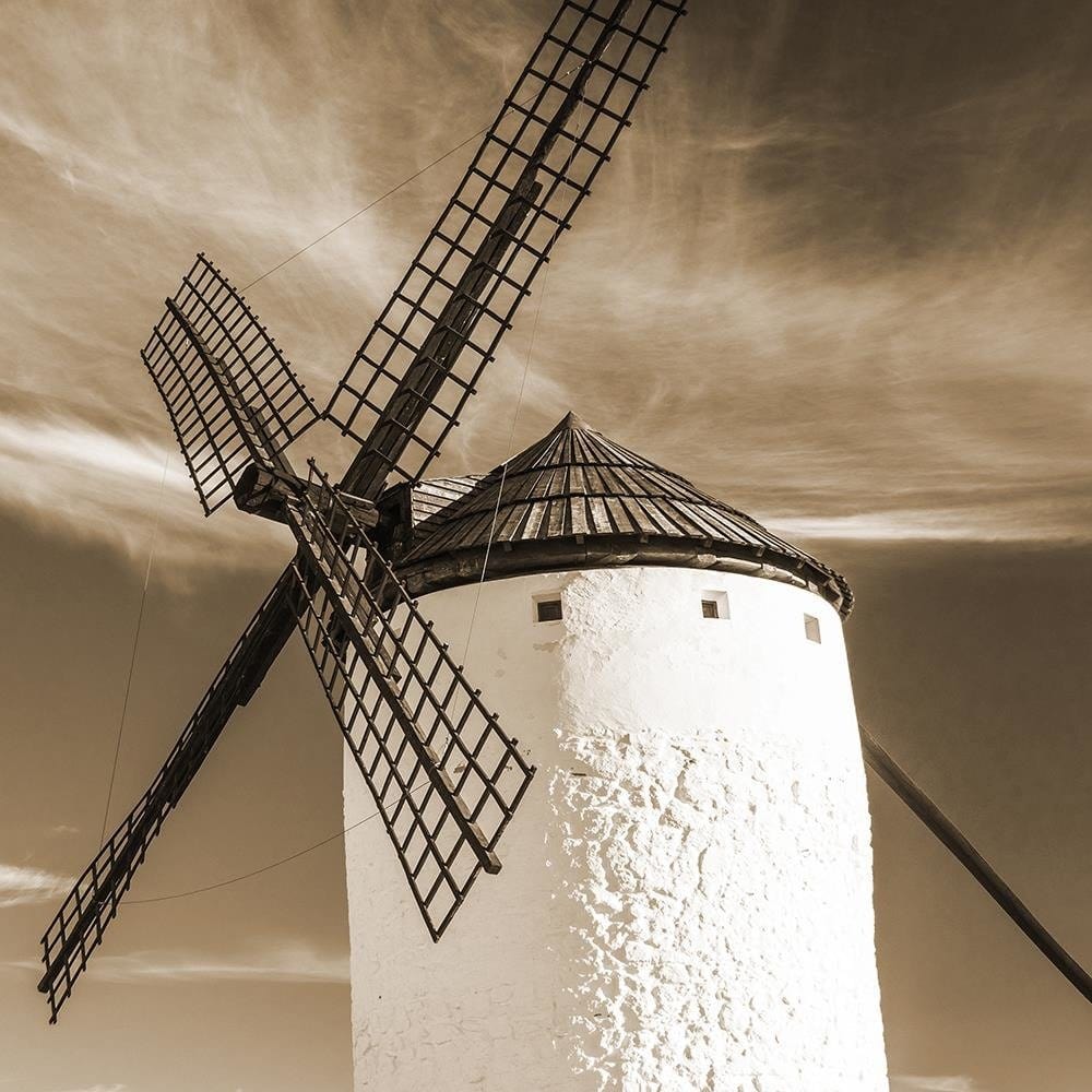 Glezna melnā rāmī - Windmill 1 Home Trends