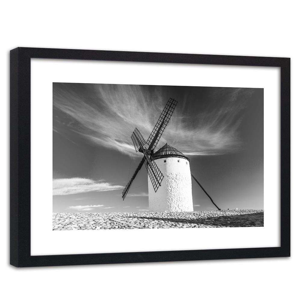 Glezna melnā rāmī - Windmill 2 Home Trends