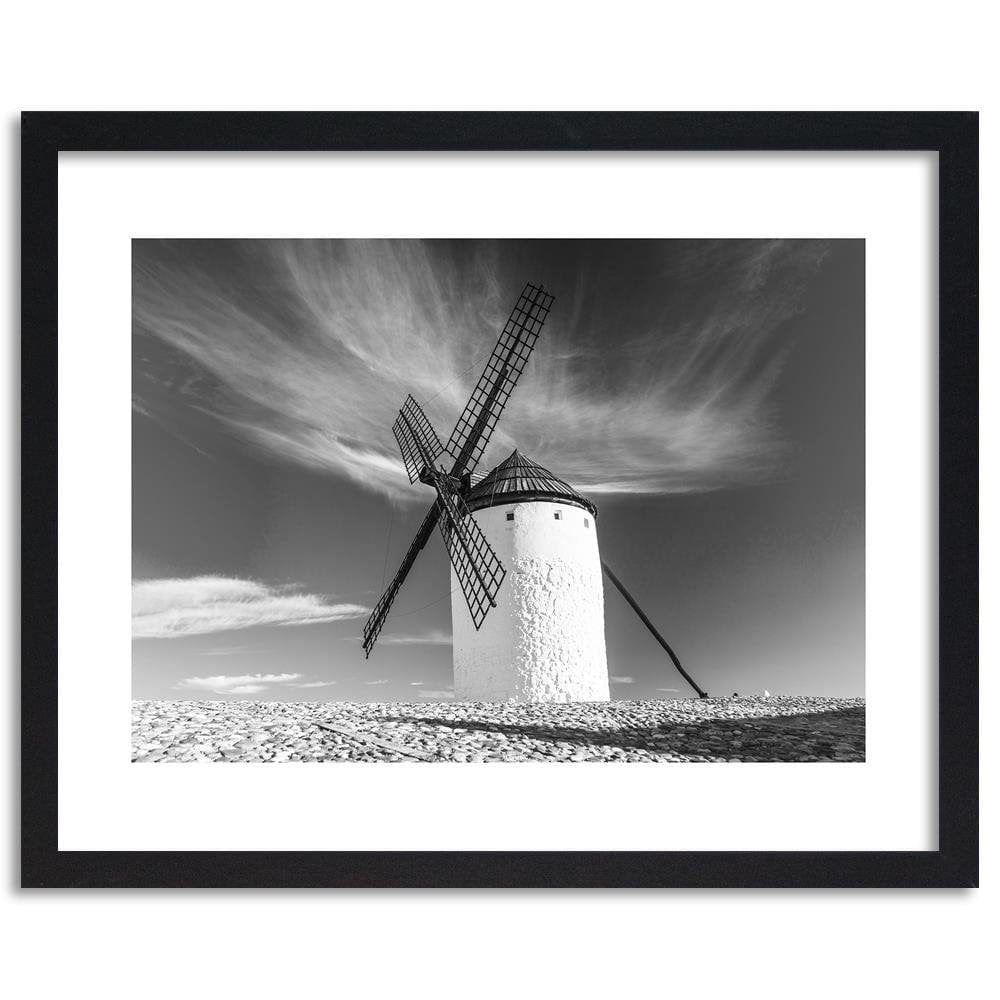 Glezna melnā rāmī - Windmill 2 Home Trends
