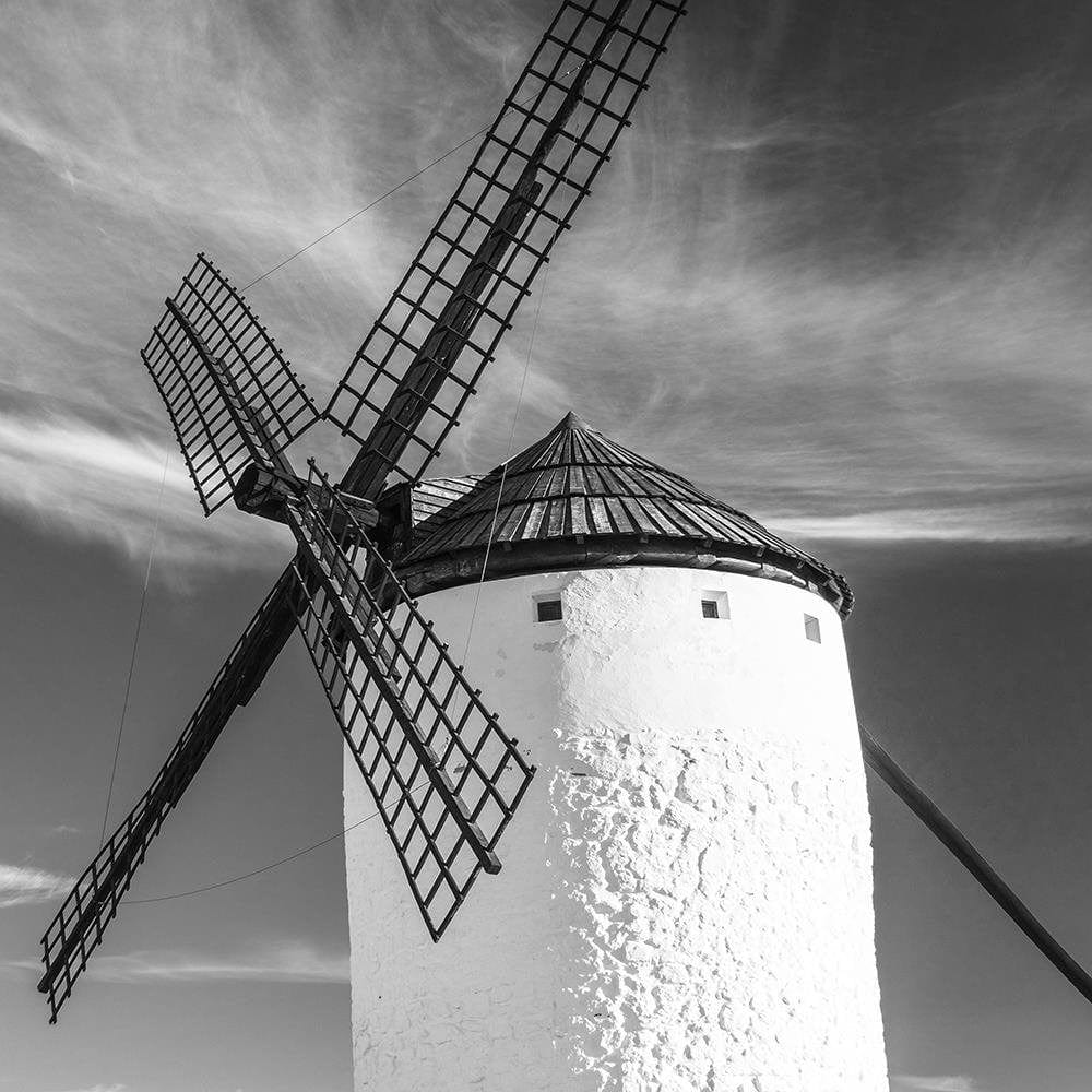 Glezna melnā rāmī - Windmill 2 Home Trends