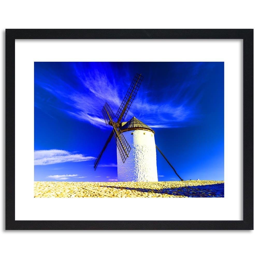 Glezna melnā rāmī - Windmill 3 Home Trends