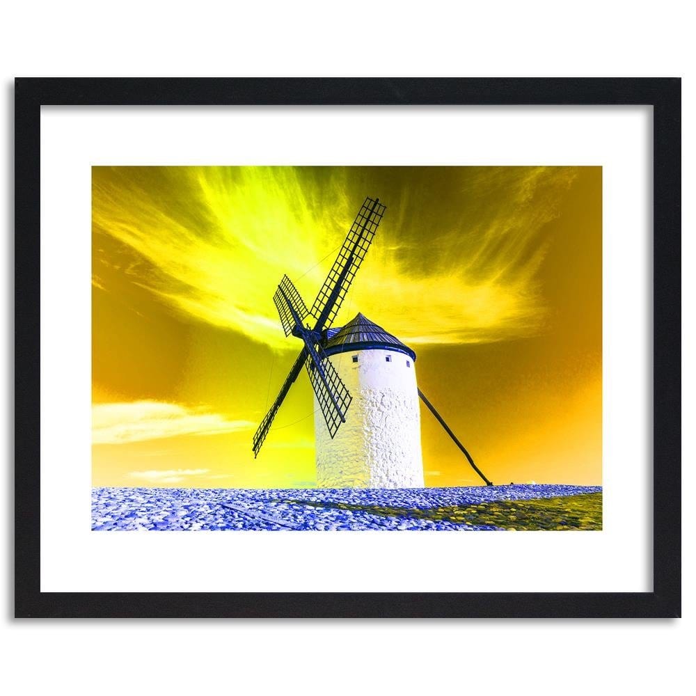 Glezna melnā rāmī - Windmill 4 Home Trends
