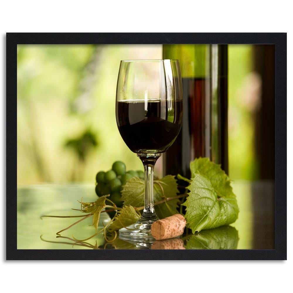 Glezna melnā rāmī - Wine And Herbs Home Trends