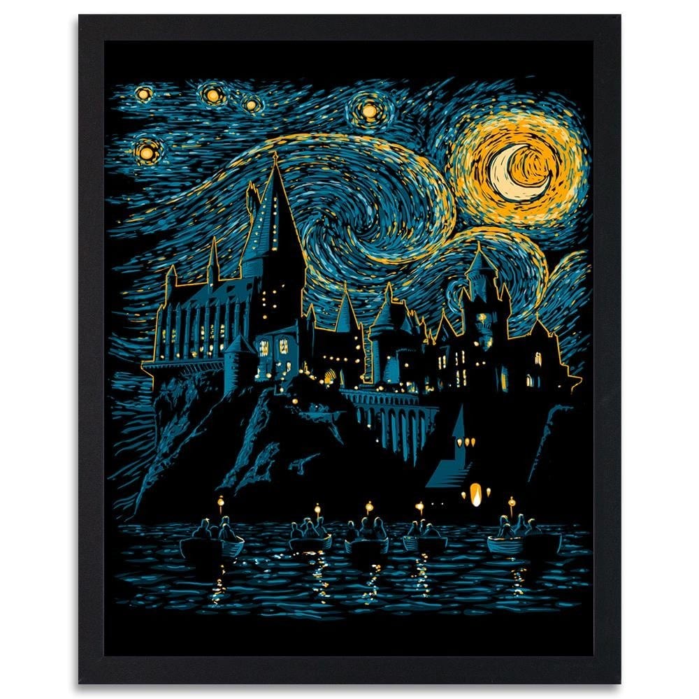 Glezna melnā rāmī - Wizard School Home Trends