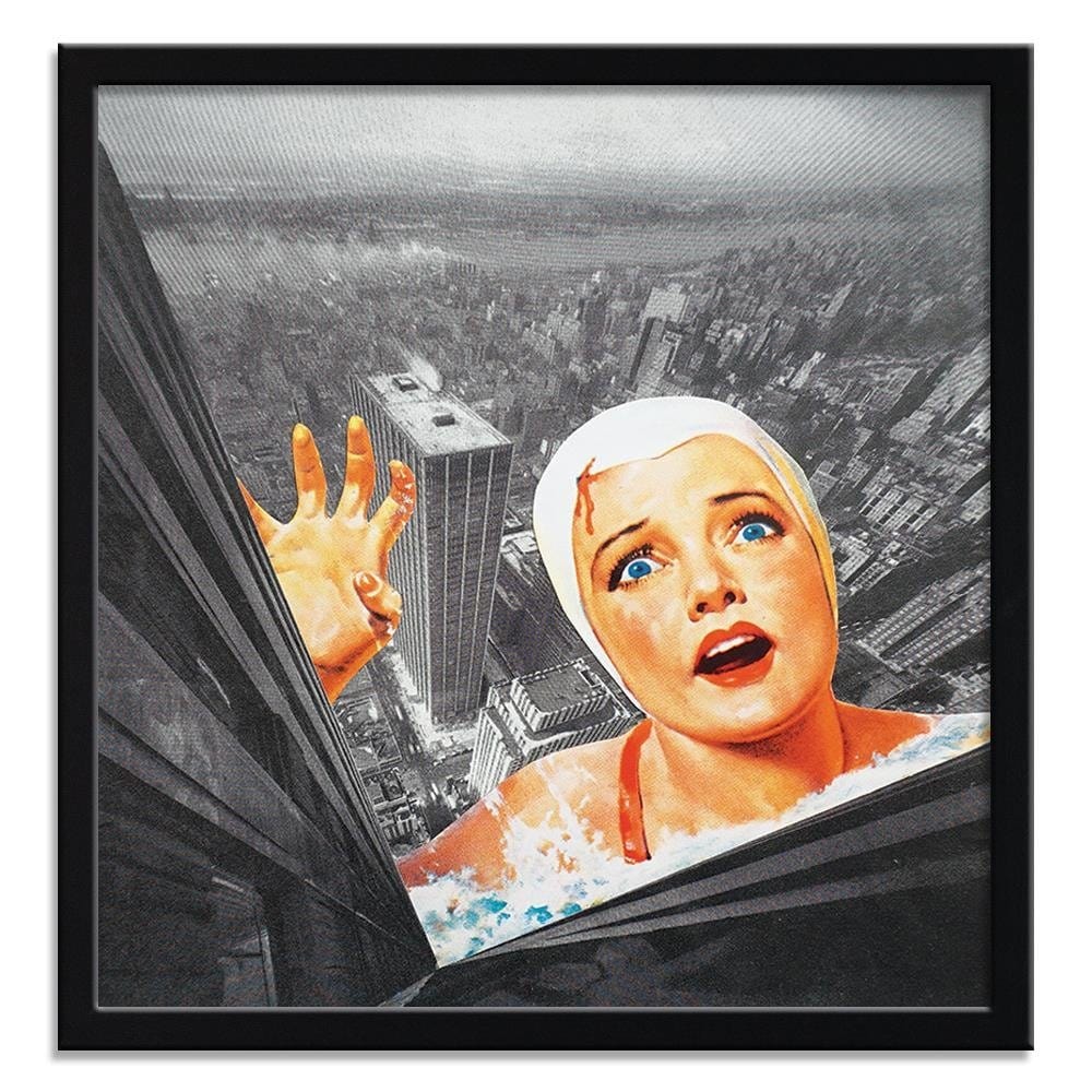 Glezna melnā rāmī - Woman In Bonnet Home Trends