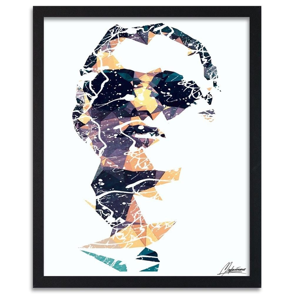 Glezna melnā rāmī - Woman In Glasses Home Trends