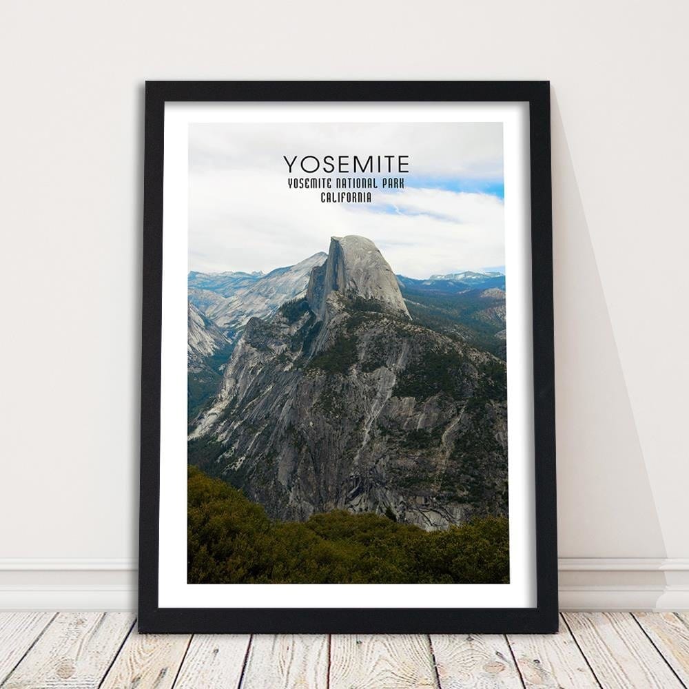 Glezna melnā rāmī - Yosemite National Park Home Trends